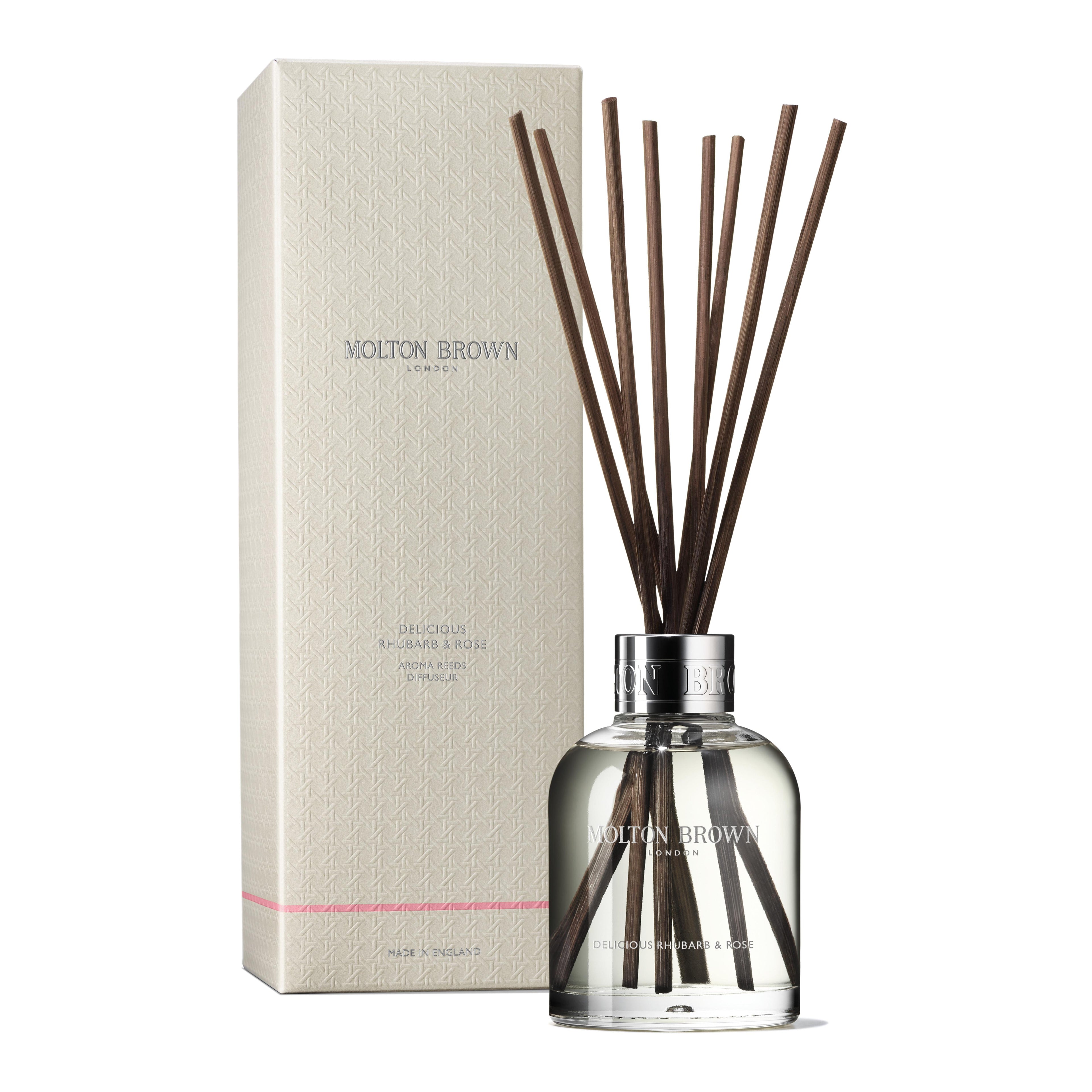 Delicious Rhubarb & Rose Aroma Reeds 150ml