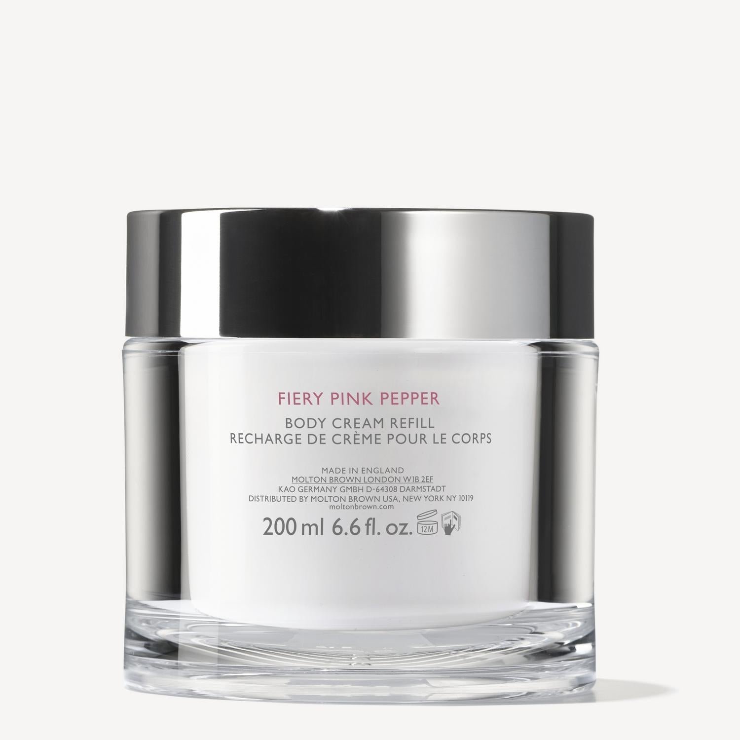 Fiery Pink Pepper Refillable Body Cream 200ml