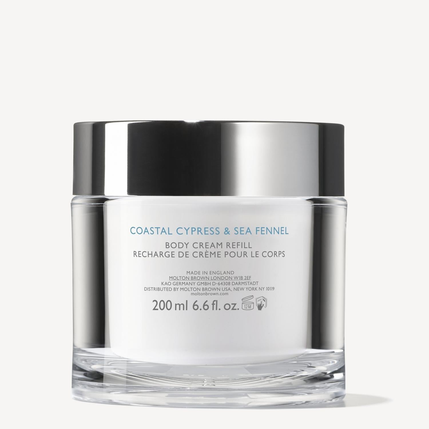 Coastal Cypress & Sea Fennel Refillable Body Cream 200ml